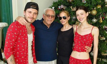 Brooklyn Beckham celebrates holidays with wife's family
