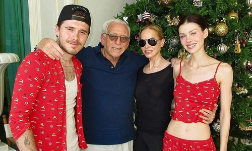 Brooklyn Beckham celebrates holidays with wife's family