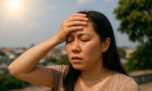 Why does blood pressure drop upon standing?