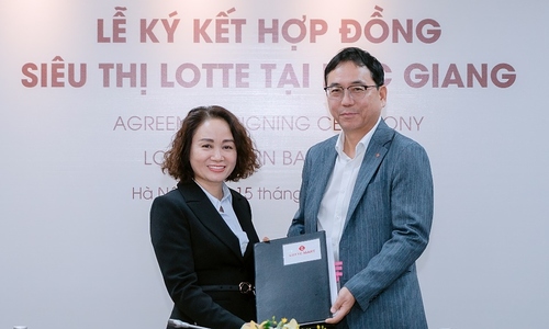 Lotte Mart and Hapro partner to develop modern retail in Bac Giang