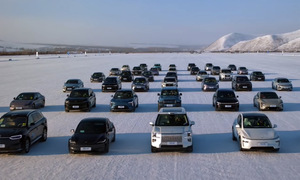 Nearly 70 electrified vehicles undergo freezing temperature tests