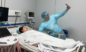 Fetal heart successfully repaired in utero