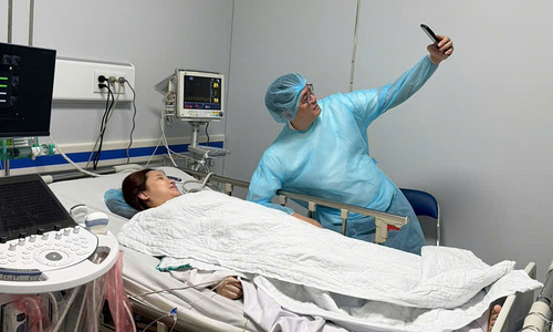 Fetal heart successfully repaired in utero