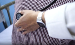 A 32-year-old man suffered cardiac arrest while playing badminton