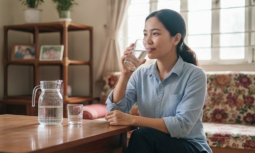 How much water should pre-dialysis kidney patients drink?