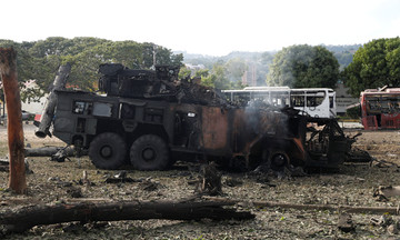 Venezuela air base after US strike