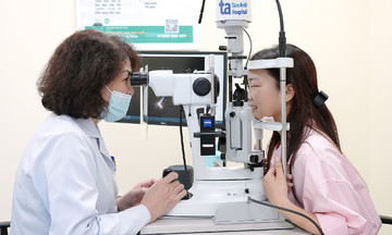 How long does vision stabilize after strabismus surgery?