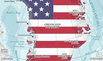 Wife of US official posts image of US flag covering Greenland; Denmark protests