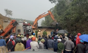 Tractor-trailer collides with two cars, one person dies