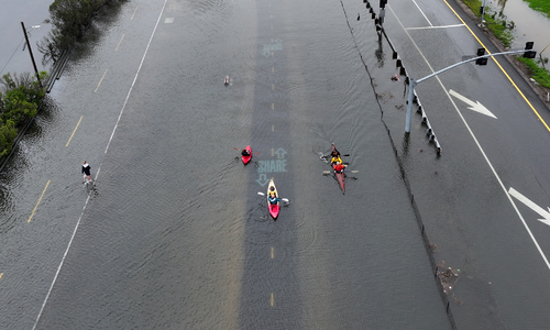 Heavy rain, king tide transform California streets into rivers