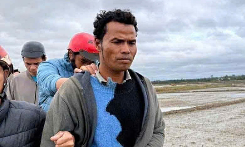 Police search overnight for suspect in brother-in-law's drowning