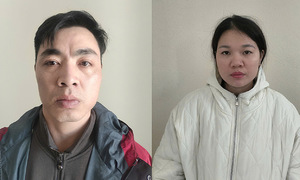 Wife assists husband in impersonating criminal police for extortion