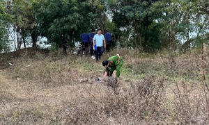 Dry human skeleton discovered in Lam Dong