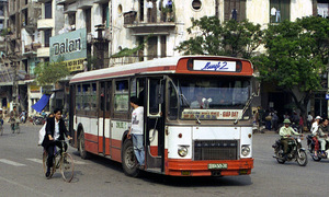 Buses in Vietnam in 1996