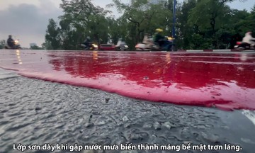 Residents concerned about slippery bicycle lanes in Ho Chi Minh City