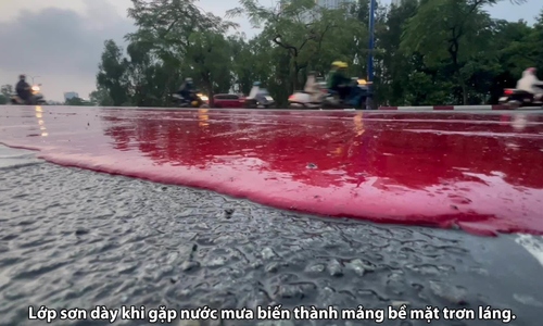 Residents concerned about slippery bicycle lanes in Ho Chi Minh City