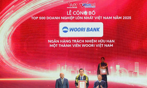 Woori Bank enters top 500 largest enterprises in Vietnam