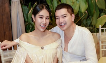 Actor Quang Minh's girlfriend's sexy style