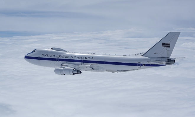 US social media abuzz as 'doomsday plane' appears in Los Angeles