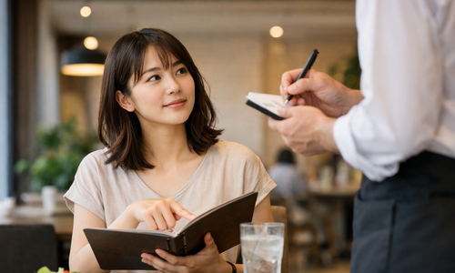 Three ways to order and pay in English