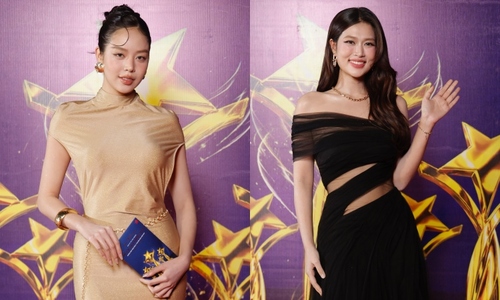 Stars grace Ngoi Sao Xanh awards red carpet