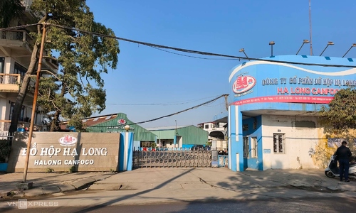 Ha Long Canned Food Factory in Hai Phong halts production