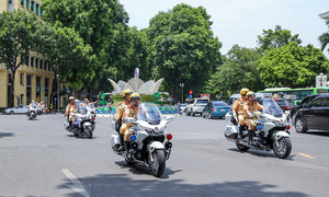 Traffic restrictions for trucks over 10 tons, 45-seat passenger vehicles in central Hanoi during Party Congress