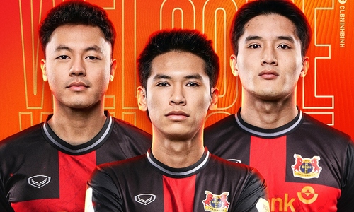 Ninh Binh recruits three U23 Vietnam stars