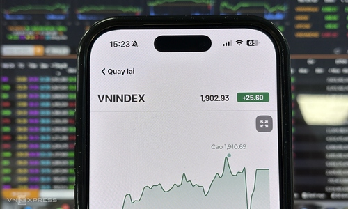 Stock market surpasses 1,900 points