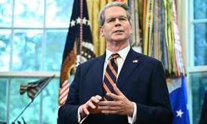 U.S. treasury secretary unhappy with federal reserve chairman under investigation