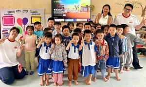 Play Together VNG supports classroom reconstruction after natural disasters