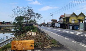 Flood drainage project delayed as household reoccupies land
