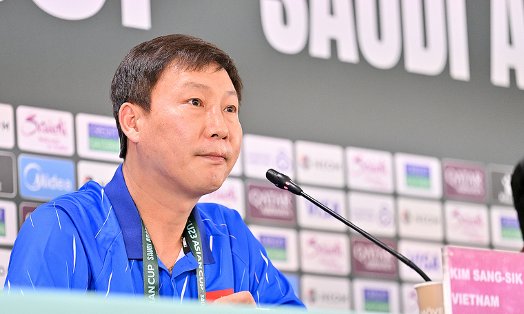 Coach Kim Sang-sik holds press conference before U23 Asia 2026 quarter-finals