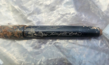 Fallen soldier's remains found with fountain pen engraved "Vuong Chi Cao"