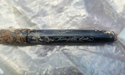 Fallen soldier's remains found with fountain pen engraved "Vuong Chi Cao"