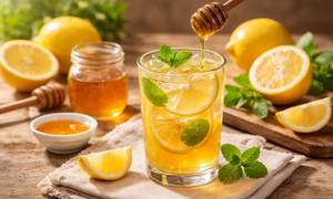 The benefits of drinking lemon honey water