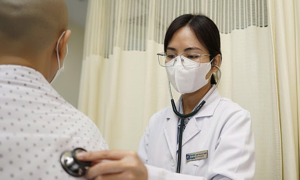 Multiple swollen lymph nodes due to rare adrenal cortical carcinoma