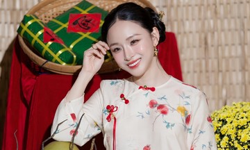 Miss Truong Ho Phuong Nga's ao dai style