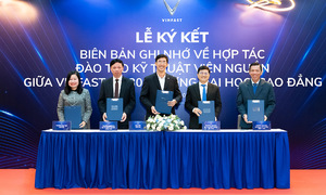 VinFast partners with 30 schools to standardize electric vehicle engineer training programs