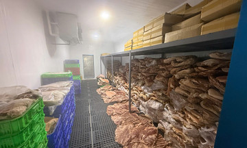 50 tons of pork 'transformed' into Australian goat shank, porcupine, and deer delicacies