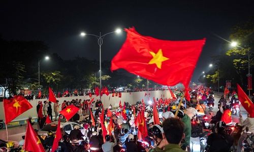 Crowds in Hanoi, Ho Chi Minh City celebrate Vietnam reaching U23 Asian Cup semifinals