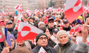 Danish people march against US control of Greenland