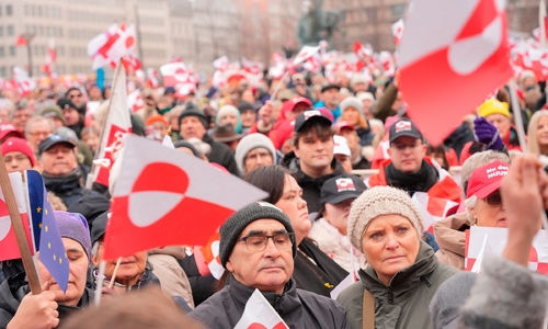 Danish people march against US control of Greenland