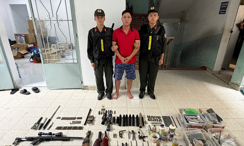 Ho Chi Minh City police raid 18 illegal military weapon manufacturing sites