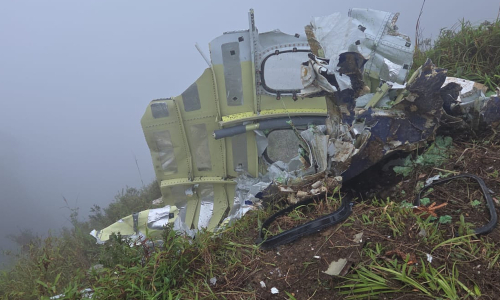 Indonesia finds wreckage of plane carrying 11 people