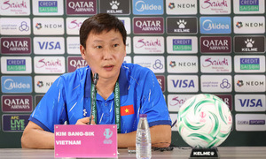 Coach Kim Sang-sik holds press conference before U23 Asian Cup 2026 semi-final