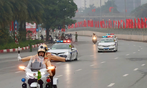 Traffic adjustments to serve the party congress