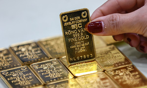 Gold bar price reaches 166 million dong