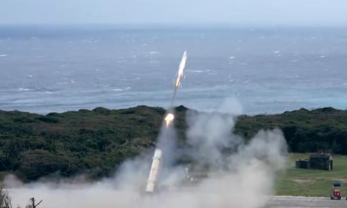 Japanese missile demonstrates acrobatic capabilities en route to target