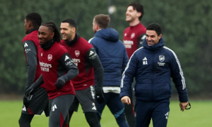 Arteta aims for top two finish in champions league